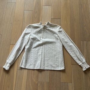 Sezane White Blouse